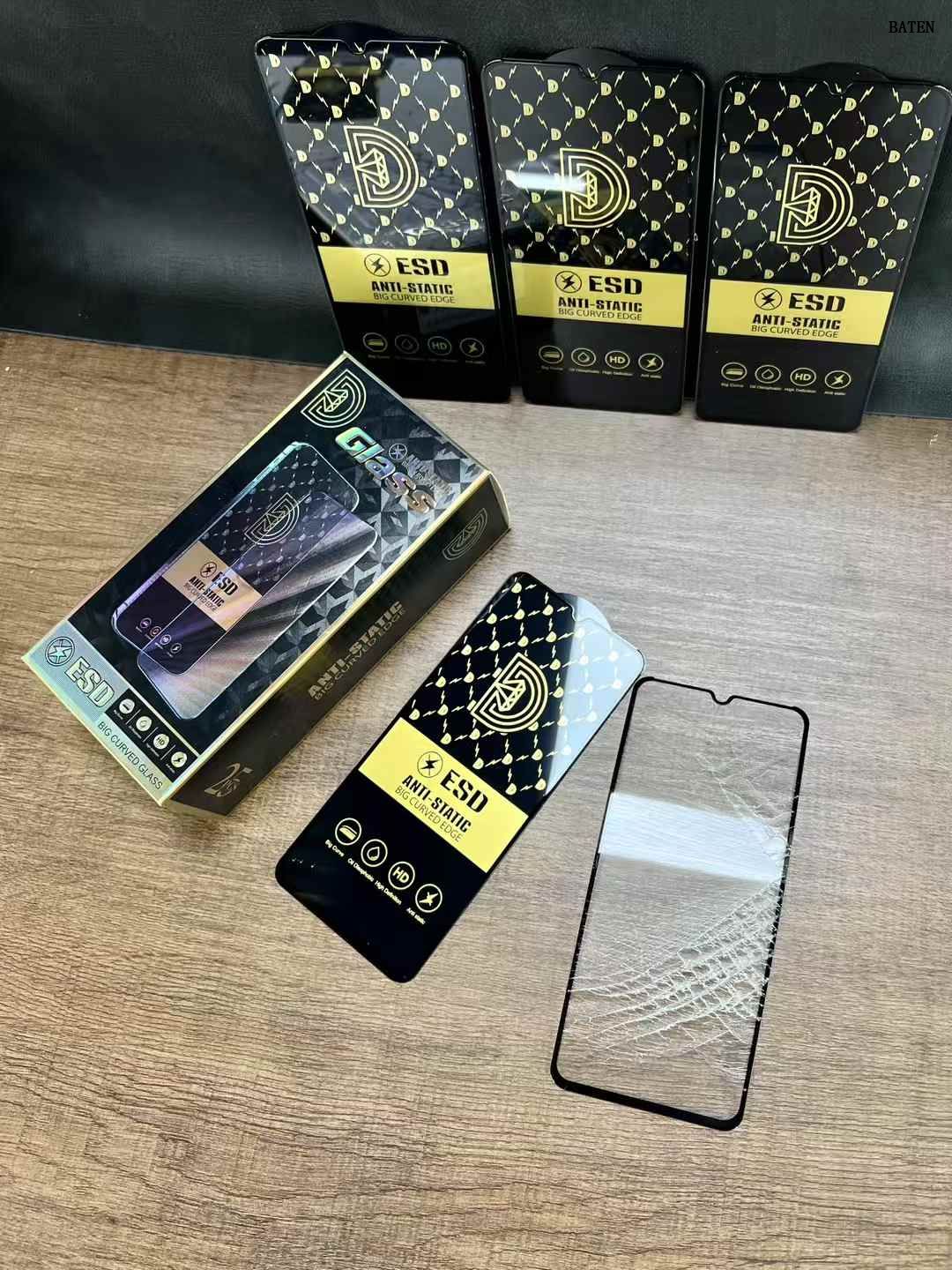 ESD Film de protection antistatique en verre