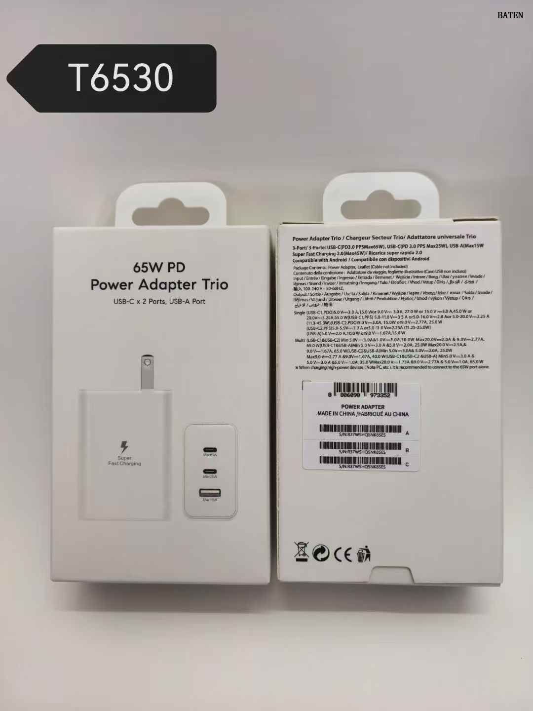 Chargeur de téléphone pour Samsung