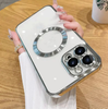 Coque de téléphone magnétique transparente