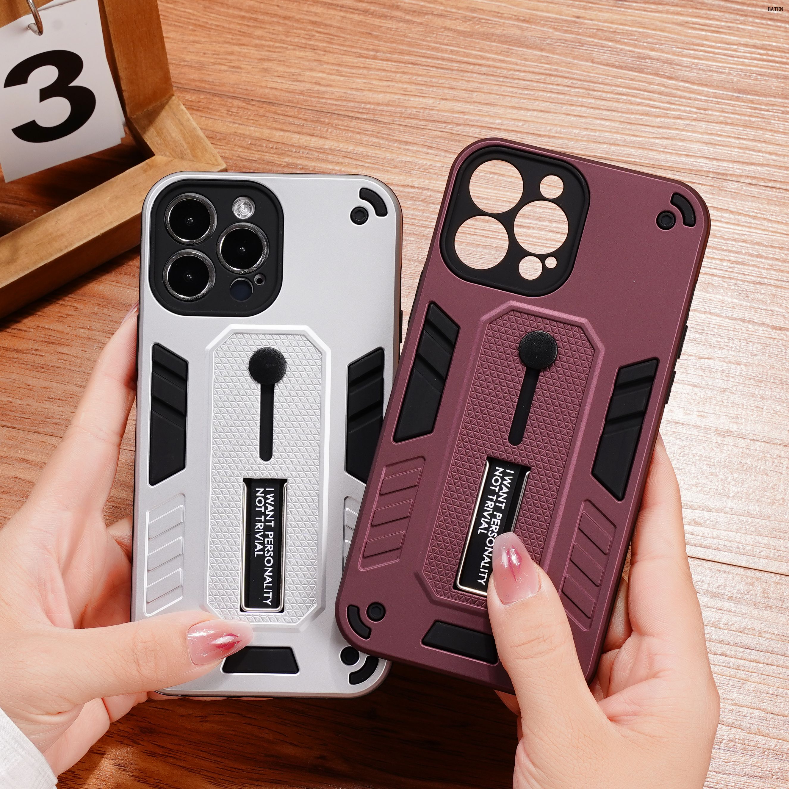 Coque de téléphone avec support