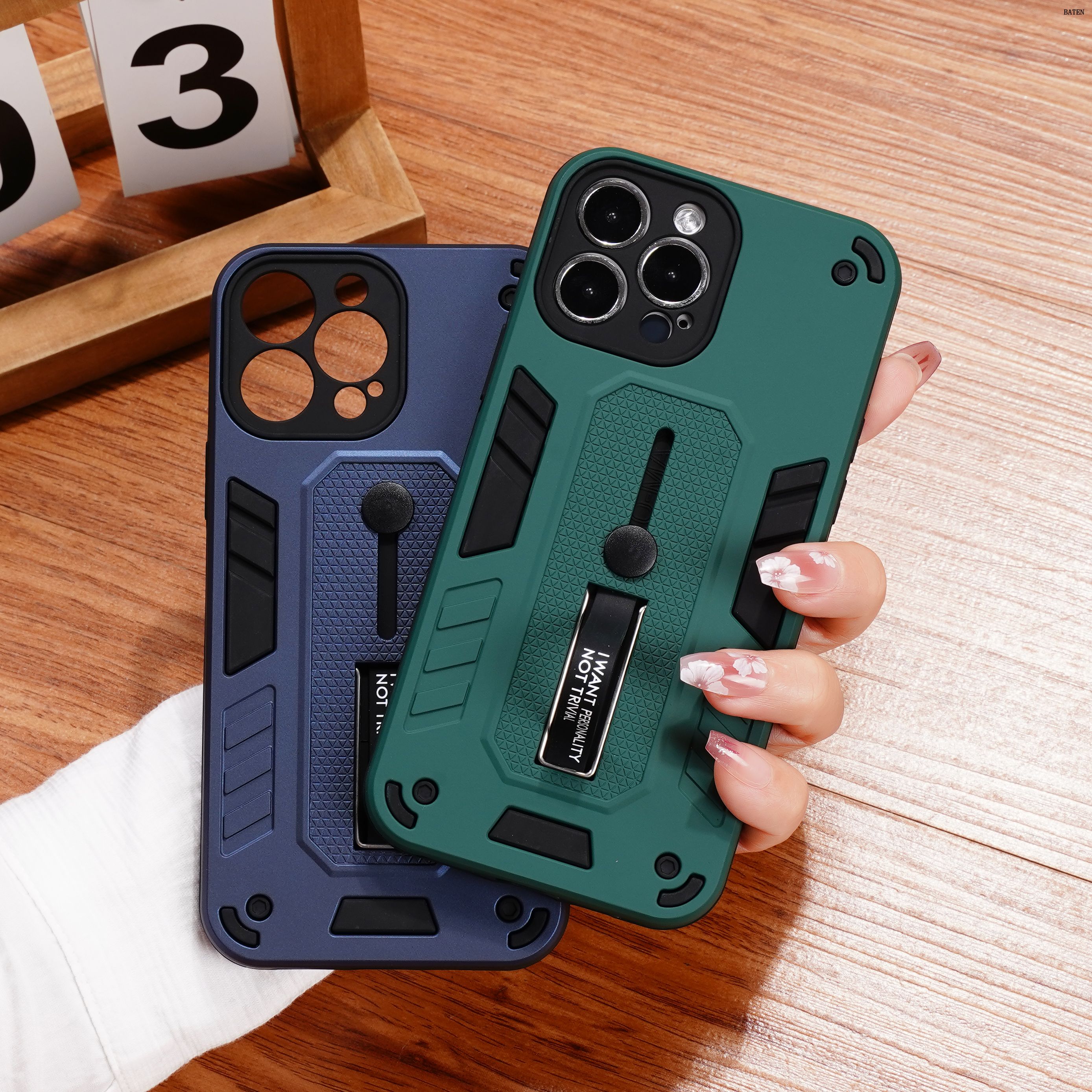 Coque de téléphone avec support