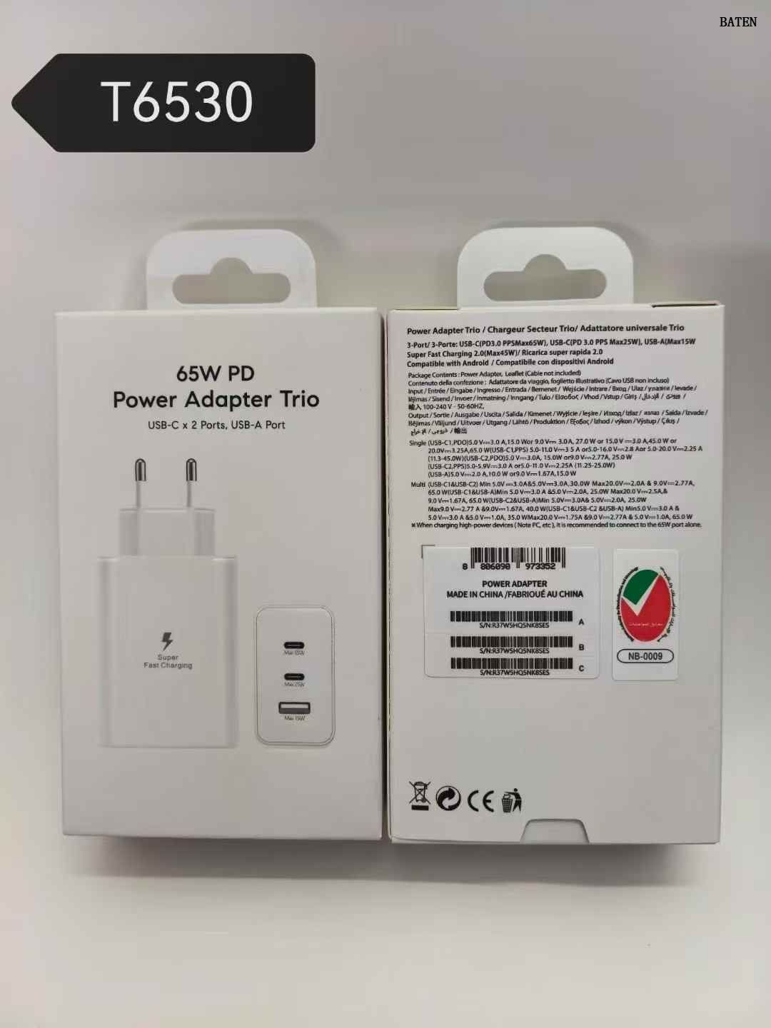 Chargeur de téléphone pour Samsung