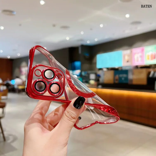 Coque de téléphone magnétique transparente
